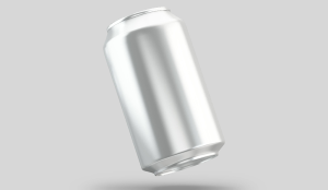 A blank, aluminium, private label canned cold brew coffee