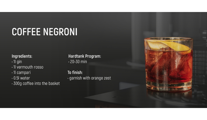 Coffee Negroni recipe for cold brew coffee in bars