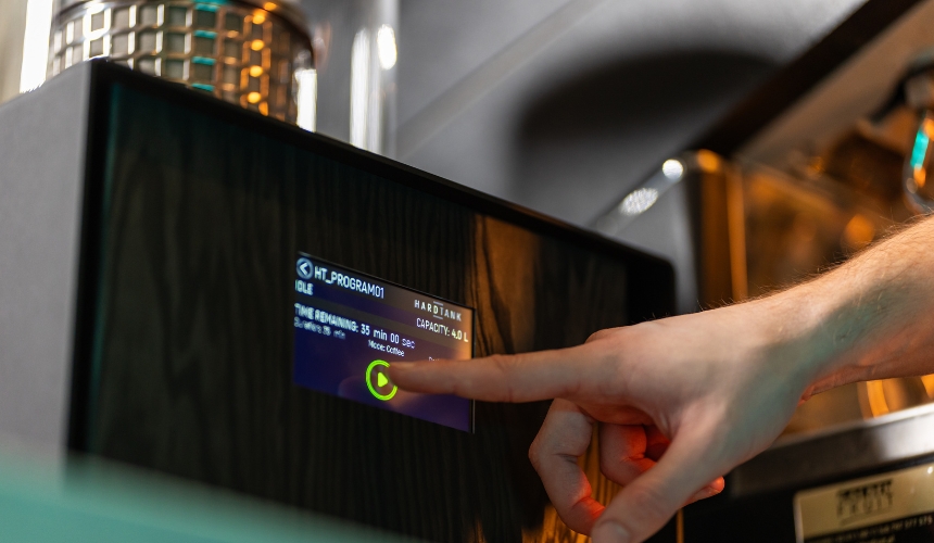 Control panel of a Baby Hardtank