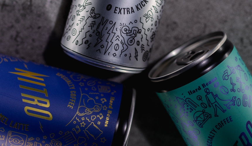 Should you buy clean private label energy drinks for your brand? 2 A group of three private label energy drinks.