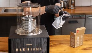 A commercial iced coffee machine from Hardtank.