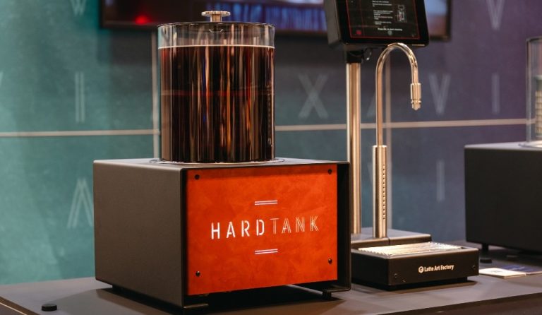 What is the best commercial cold brew coffee maker for your business? 5 A Baby Hardtank as an example of the best commercial cold brew coffee maker.