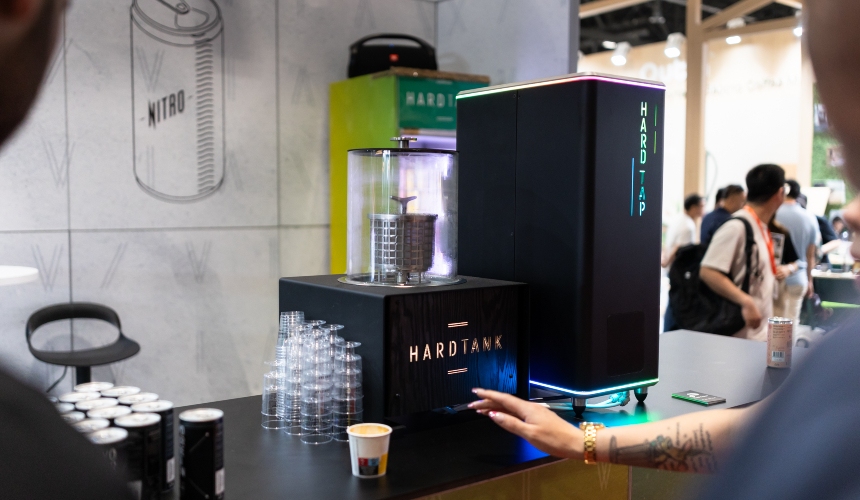 A Hardtank and Hardtap to make and dispense cold brew on tap.