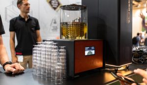 A commercial iced tea maker from Hardtank.