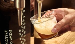 Cold brew service via a nitro tap.