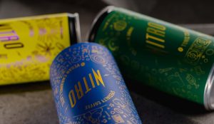 Three RTD beverages in aluminium cans.