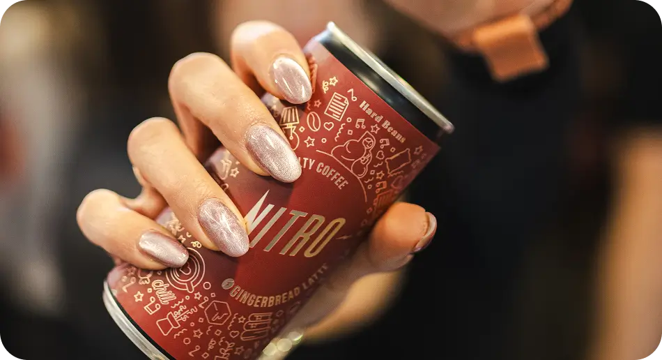 Private Label Process 2 canned rtd coffee Hardtank Private Label Process