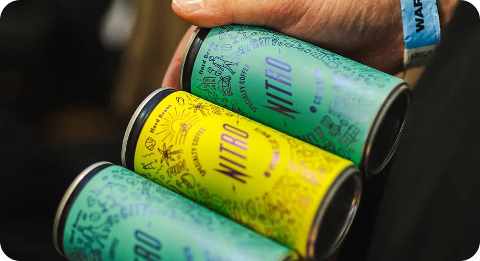 Private Label Process 3 custom formula canned coffee Hardtank Private Label Process