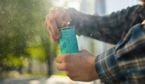 One of Hardtank's clean energy drinks with L theanine.