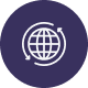 Equipment Distributors 8 Hardtank icon of a globe