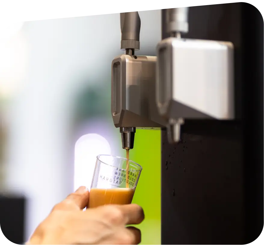 Hardtap 12 hardtap dispenser drink