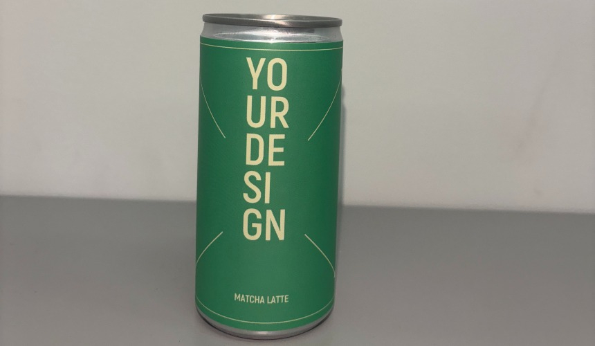 Why matcha private label RTDs are more important than ever 2 A can of matcha private label RTDs.