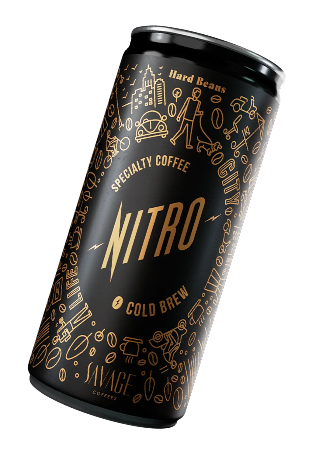 Ready-to-Drink Products 15 Ready to Drink Nitro Cold Brew can by Hardtank