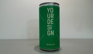 A can of private label matcha from Hardtank.