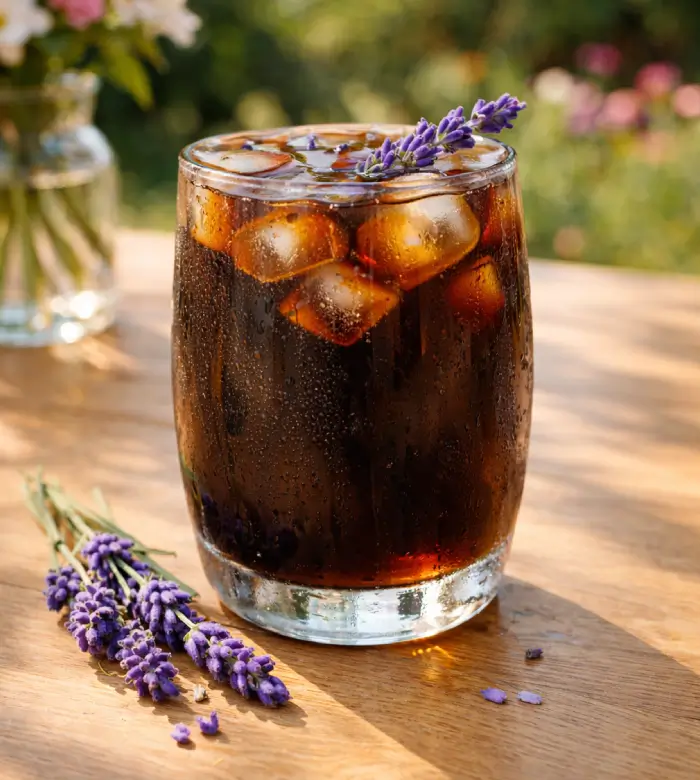 Recipe of the lavender cold brew coffee by Hardtank