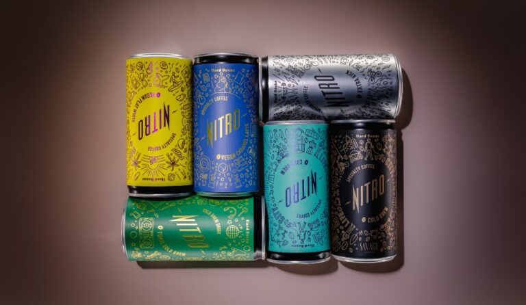 RTD cold brew coffee, customized cans