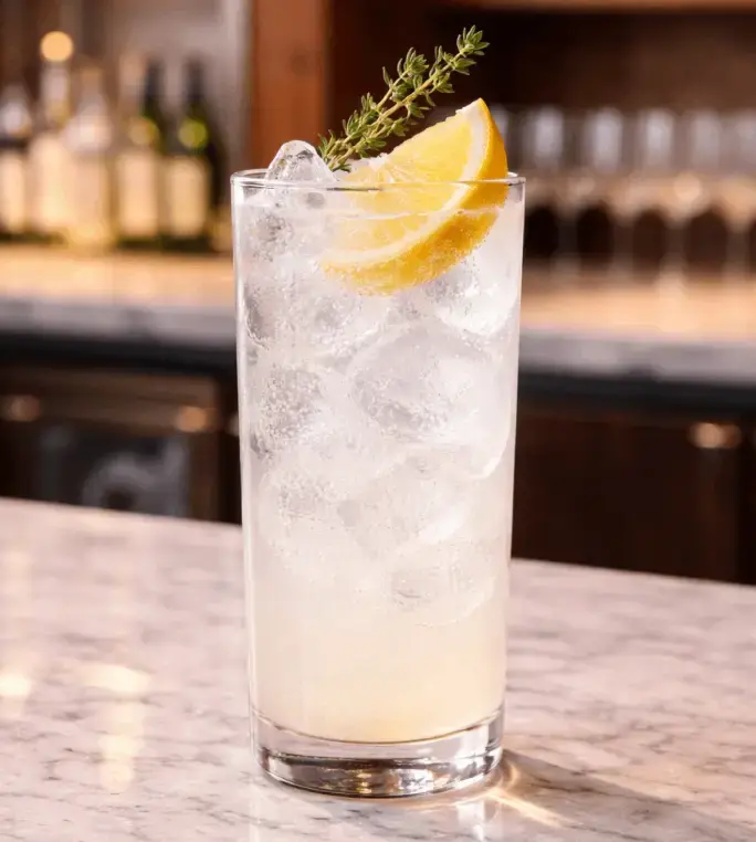 Horseradish Highball Bar Cocktail
