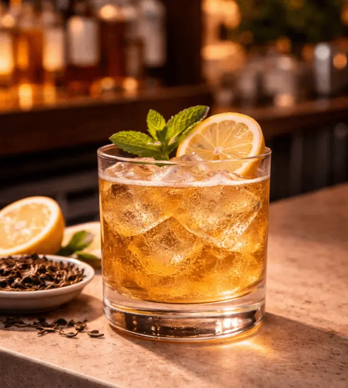 Oolong Whiskey Highball recipe by Hardtank.