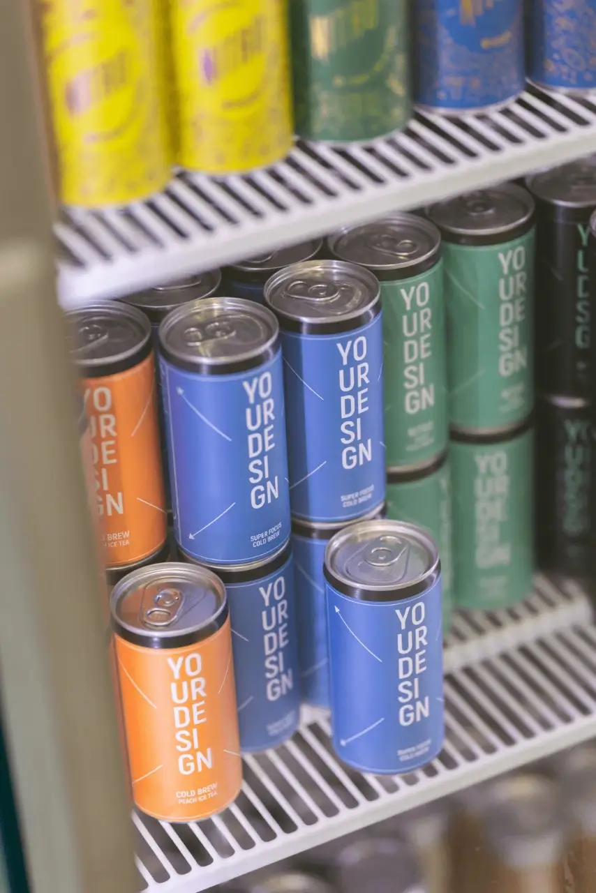 Team of professionals with cold brew drinks